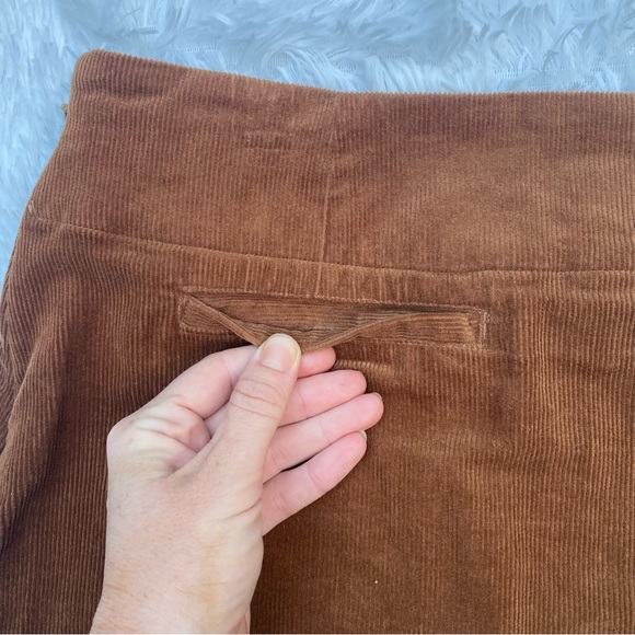 CASTAWAY • Castaway Nantucket Island Ali Skirt in Brown Corduroy size 10 - Picture 13 of 16